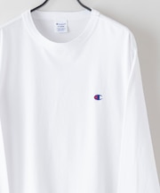 【CHAMPION/チャンピオン】 USAコットン ワンポイント刺繍　ロンT サスティナブル