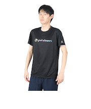 ファイテン（PHITEN）半袖 RUKUシャツ グラデーション ブラック 3124JG61900