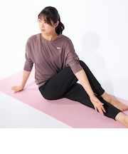 FILA/フィラ セット水着 水陸両用フィットネスウェア 上下2点セット　長袖Tシャツ　イージーパンツ　ヨガ　ジム　ランニング　