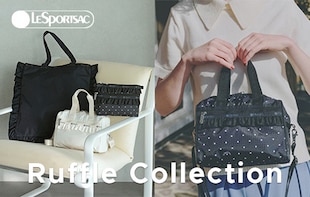 可憐なラッフルが大人可愛いコレクション。