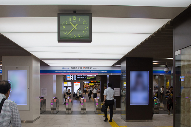 西武铁道池袋站检票口（地下1层）